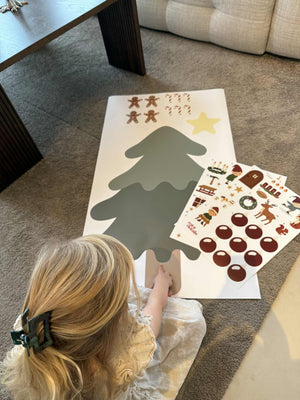 Stora Nissepaketet | Väggdekor med nissedörr, nissebrev & julgran